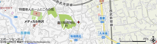 埼玉県所沢市久米394周辺の地図