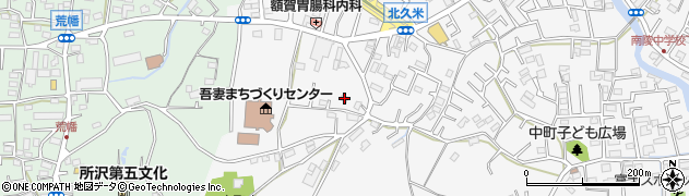 埼玉県所沢市久米2252周辺の地図