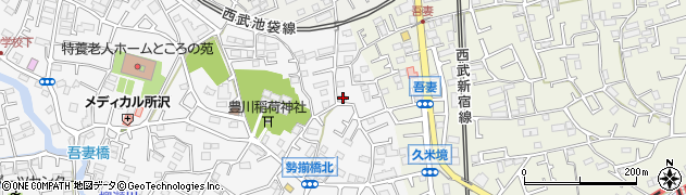 埼玉県所沢市久米384周辺の地図