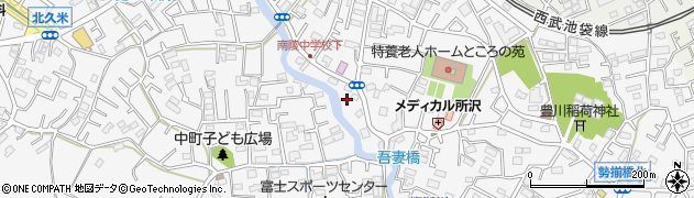 埼玉県所沢市久米1446周辺の地図