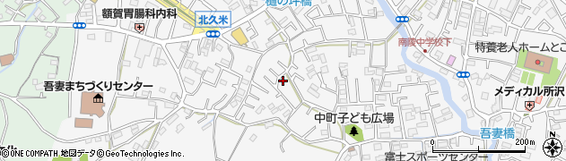 埼玉県所沢市久米2136周辺の地図