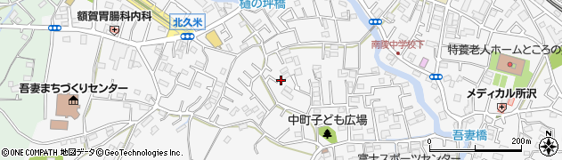 埼玉県所沢市久米2050周辺の地図