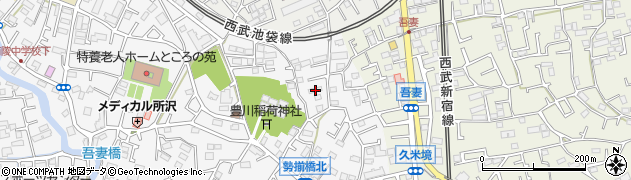 埼玉県所沢市久米393周辺の地図