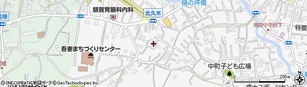 埼玉県所沢市久米2154周辺の地図