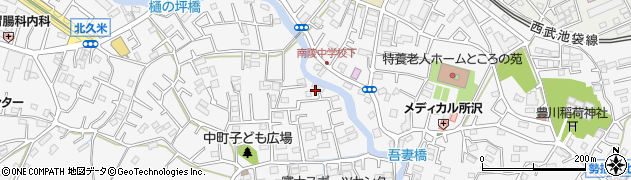 埼玉県所沢市久米2020周辺の地図