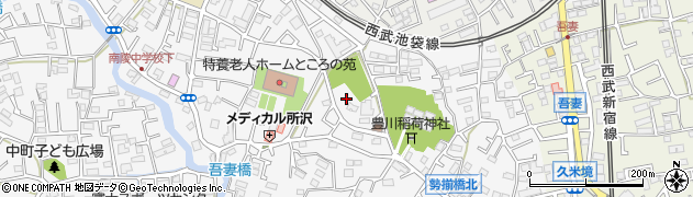 埼玉県所沢市久米1524周辺の地図