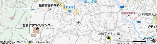 埼玉県所沢市久米2118周辺の地図