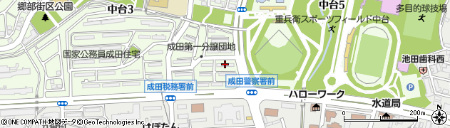 ライフデリ成田・富里店周辺の地図