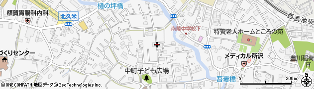 埼玉県所沢市久米1992周辺の地図