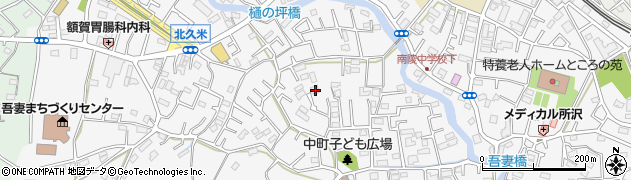 埼玉県所沢市久米2040周辺の地図