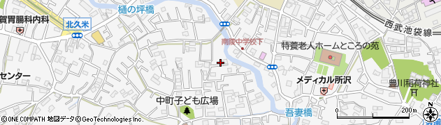 埼玉県所沢市久米2023周辺の地図