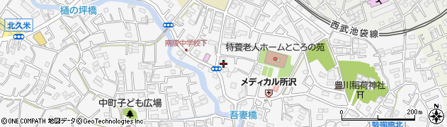 埼玉県所沢市久米1556周辺の地図