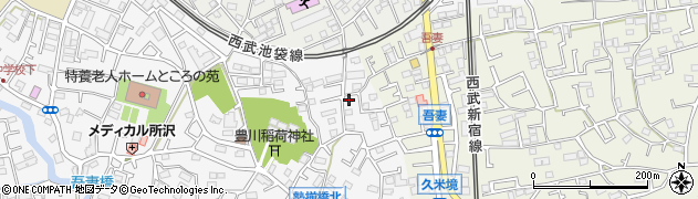 埼玉県所沢市久米383周辺の地図