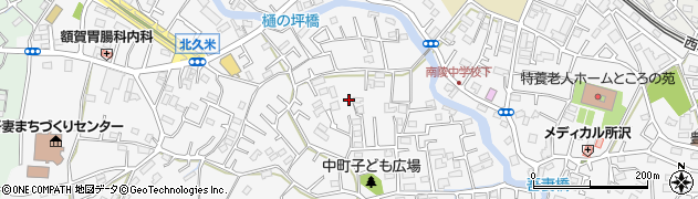 埼玉県所沢市久米1990周辺の地図