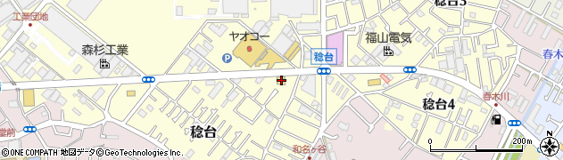 千葉県松戸市稔台1064周辺の地図
