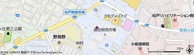 千葉県松戸市松戸新田54周辺の地図