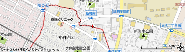 東京都青梅市新町3丁目22周辺の地図