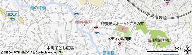 埼玉県所沢市久米1447周辺の地図