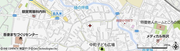 埼玉県所沢市久米2035周辺の地図