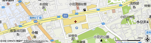 カメラのキタムラ　セブンタウン小豆沢店周辺の地図