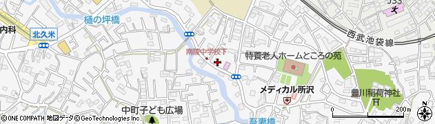 埼玉県所沢市久米1436周辺の地図