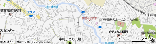 埼玉県所沢市久米2027周辺の地図