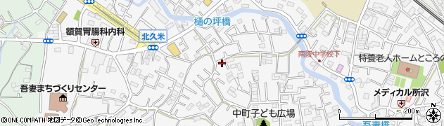 埼玉県所沢市久米2036周辺の地図