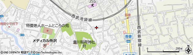 埼玉県所沢市久米391周辺の地図