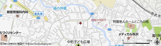 埼玉県所沢市久米2029周辺の地図