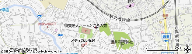 埼玉県所沢市久米1517周辺の地図