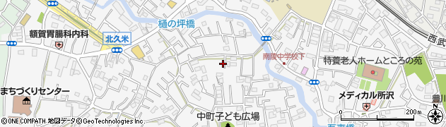埼玉県所沢市久米2030周辺の地図