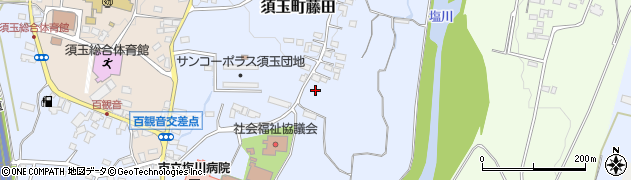 山梨県北杜市須玉町藤田888周辺の地図