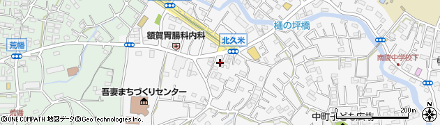 埼玉県所沢市久米2165周辺の地図