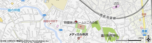 埼玉県所沢市久米1514周辺の地図