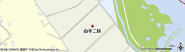 千葉県印西市山平二区周辺の地図