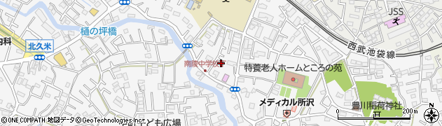 埼玉県所沢市久米1434周辺の地図