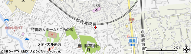 埼玉県所沢市久米398周辺の地図
