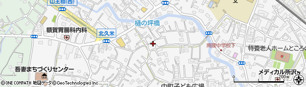 埼玉県所沢市久米2056周辺の地図