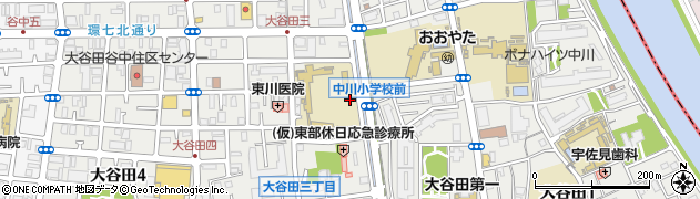 東京都足立区大谷田周辺の地図