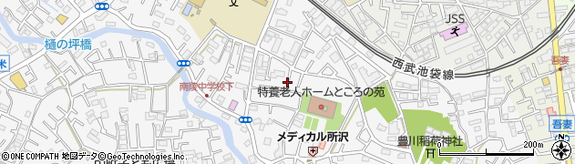 埼玉県所沢市久米1512周辺の地図