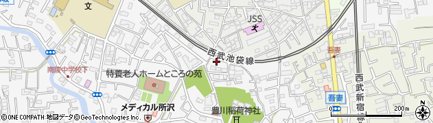 埼玉県所沢市久米2888周辺の地図