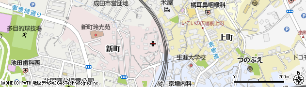 ラ・フォンテ成田周辺の地図