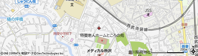 埼玉県所沢市久米787周辺の地図