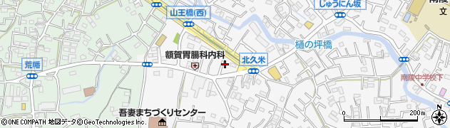 埼玉県所沢市久米2171周辺の地図