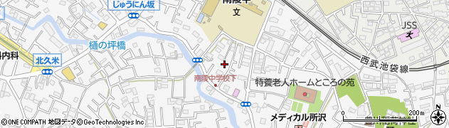 埼玉県所沢市久米1433周辺の地図
