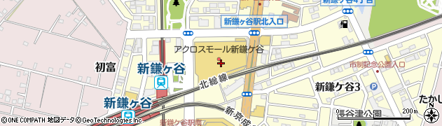 サンキューカラーリュクス　新鎌ヶ谷店周辺の地図