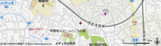 埼玉県所沢市久米773周辺の地図