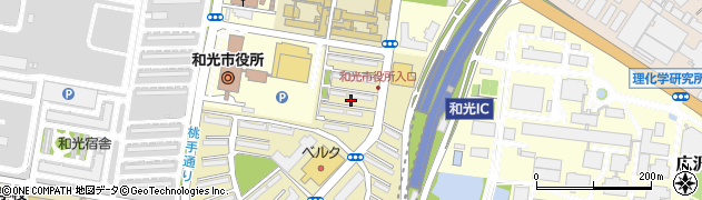 埼玉県和光市西大和団地5周辺の地図