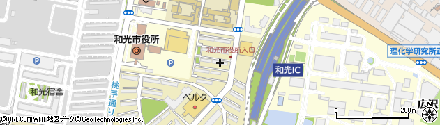 埼玉県和光市西大和団地5-5周辺の地図