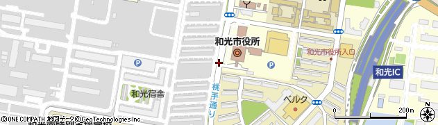 和光市役所前周辺の地図